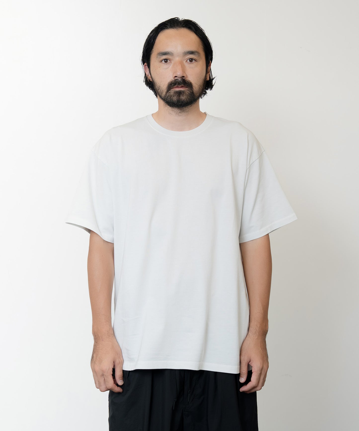 Heavy Crewneck Pigment Dye T-Shirt / OFF-WHITE