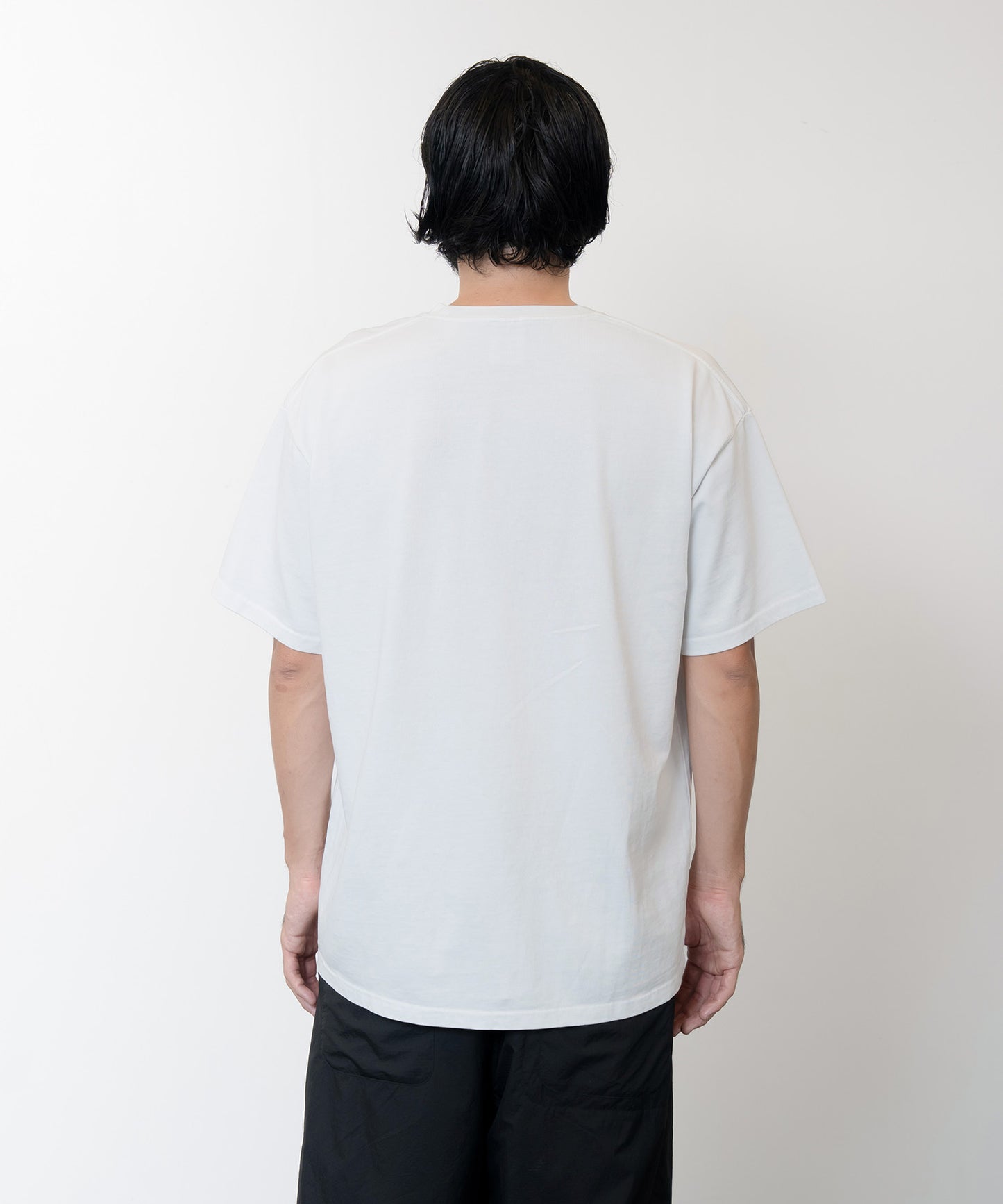 Heavy Crewneck Pigment Dye T-Shirt / OFF-WHITE