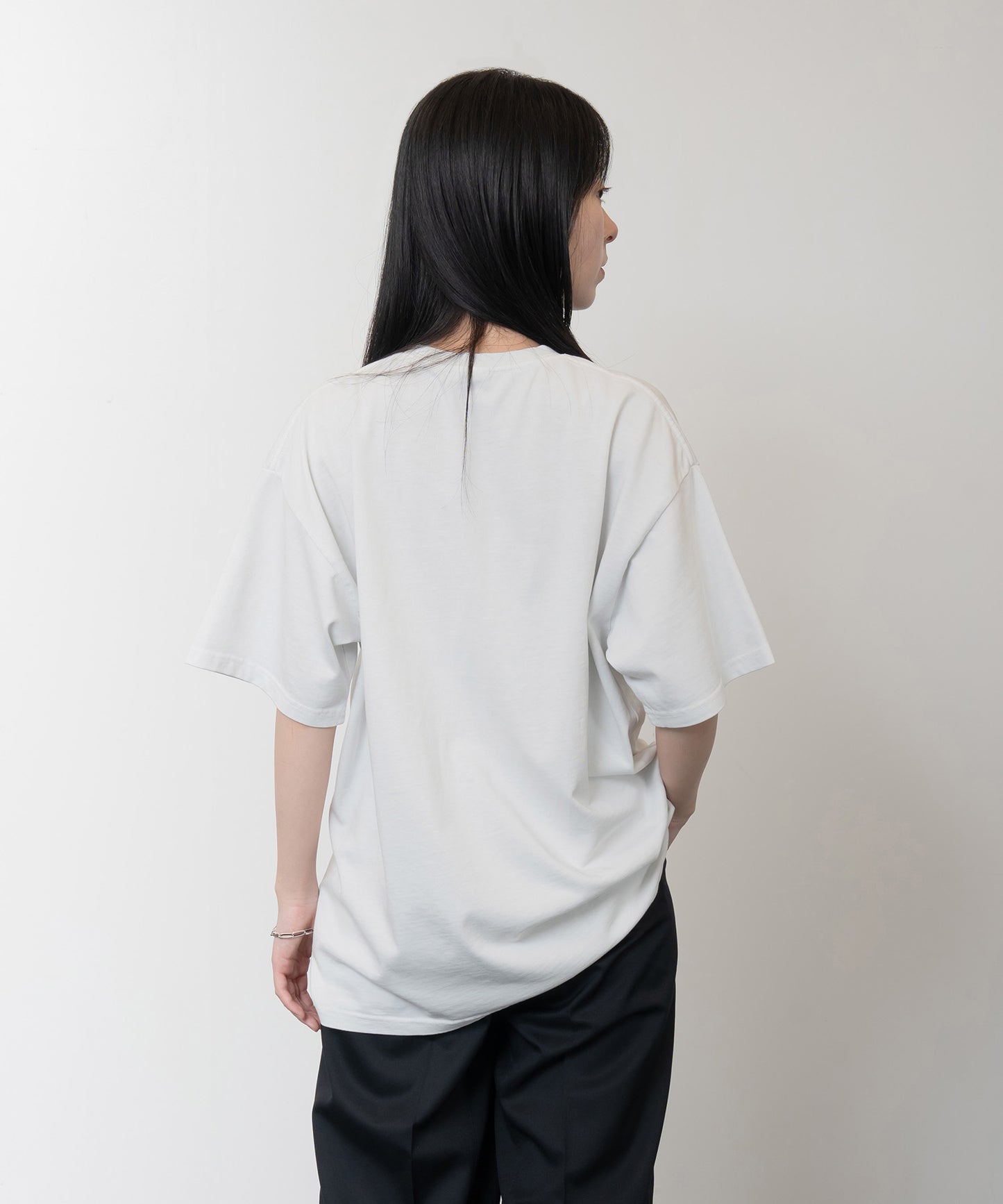 Heavy Crewneck Pigment Dye T-Shirt / OFF-WHITE
