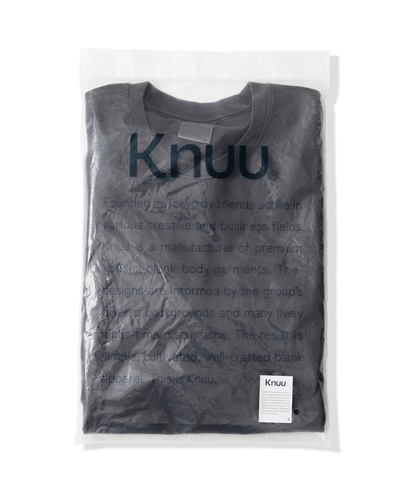 Heavy Crewneck Pigment Dye T-Shirt / BLACK