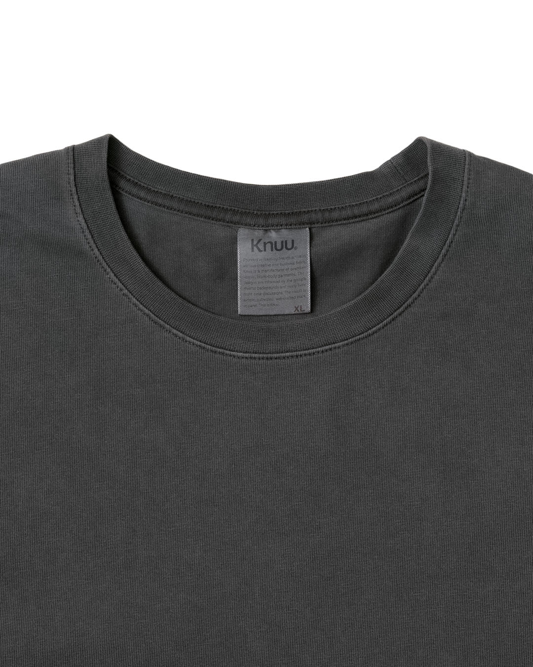 Heavy Crewneck Pigment Dye T-Shirt / BLACK