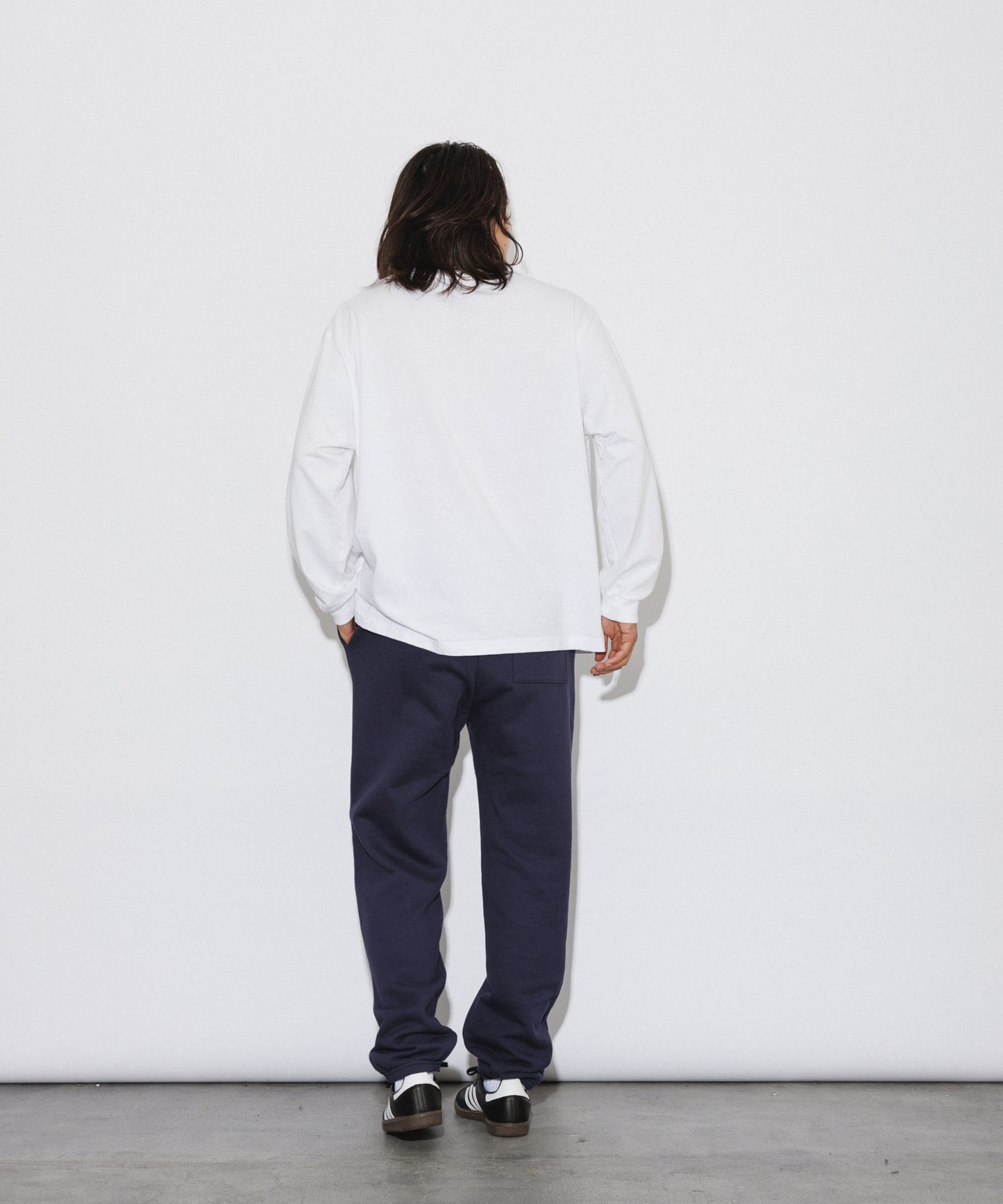 Logo Heavy Sweatpants / NAVY