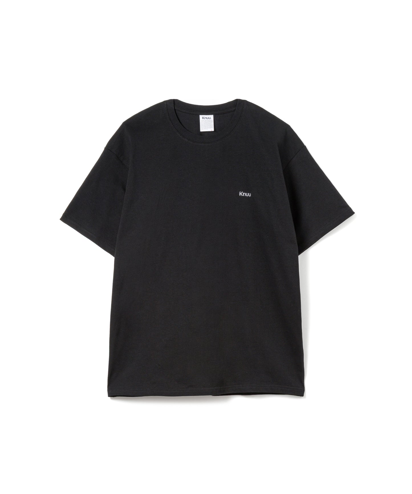 Small Logo Heavy Crewneck T-Shirt / BLACK