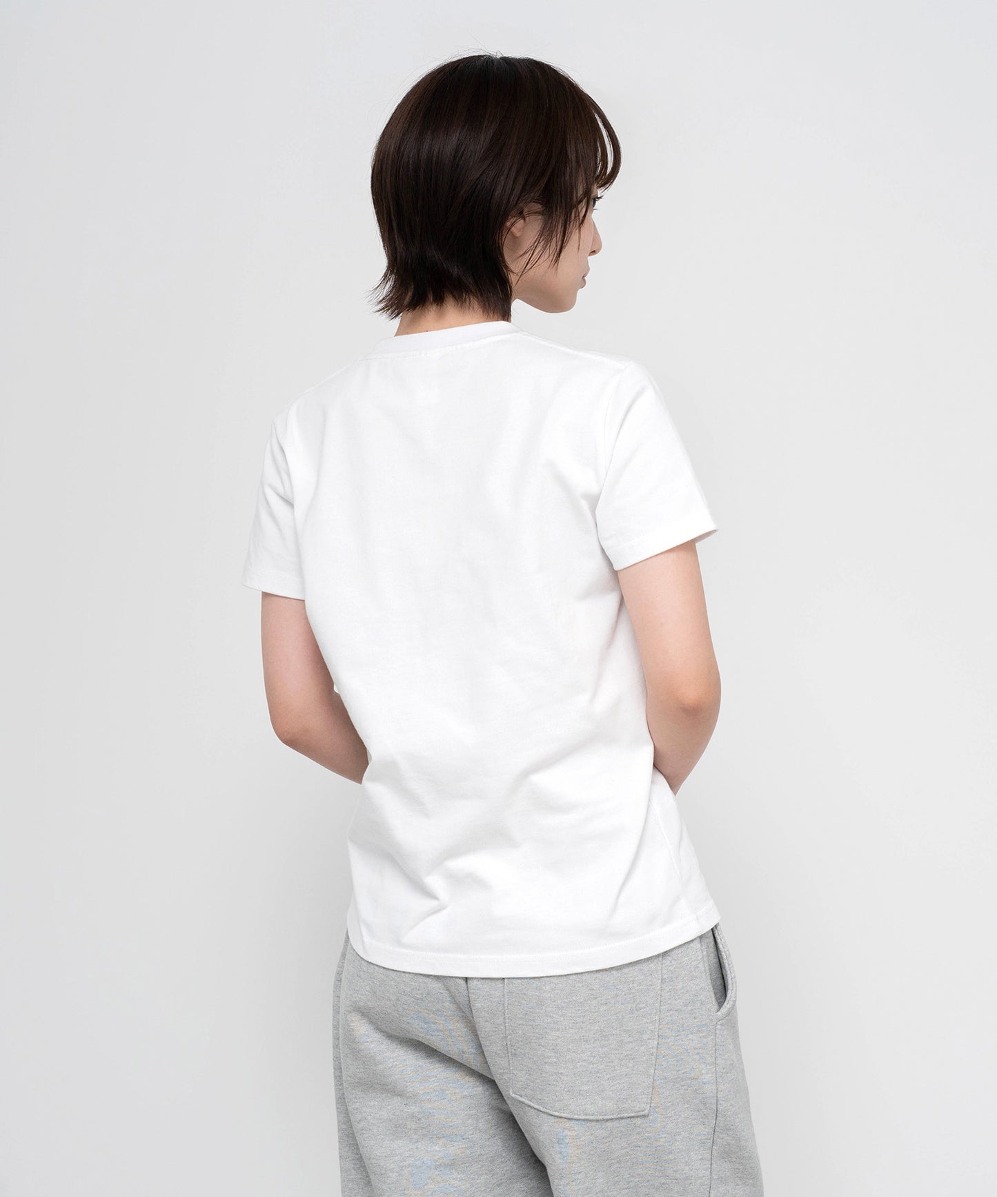 Women’s Heavy Crewneck T-Shirt / WHITE