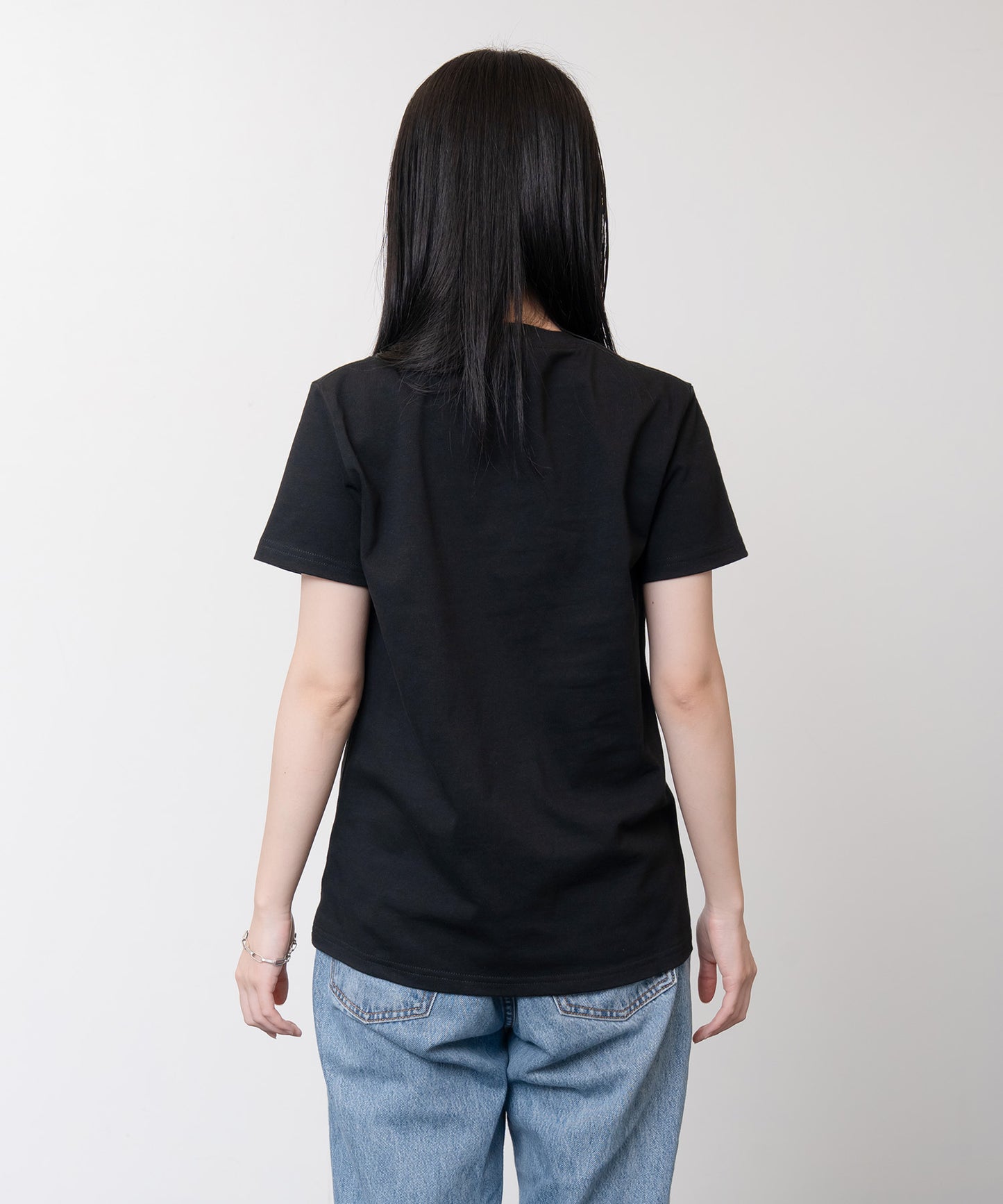 Women’s Heavy Crewneck T-Shirt / BLACK