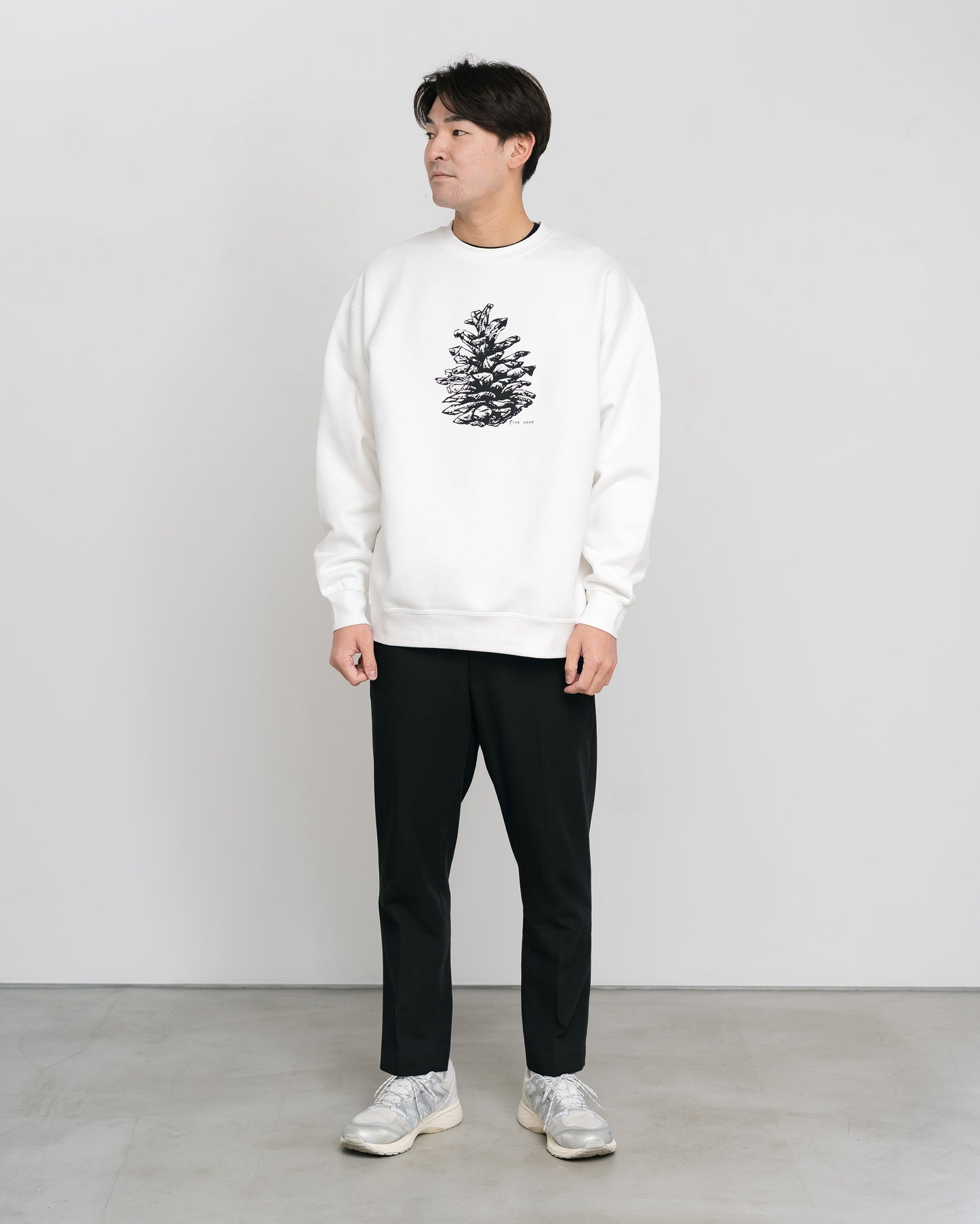 Pinecorn Sweatshirt / WHITE