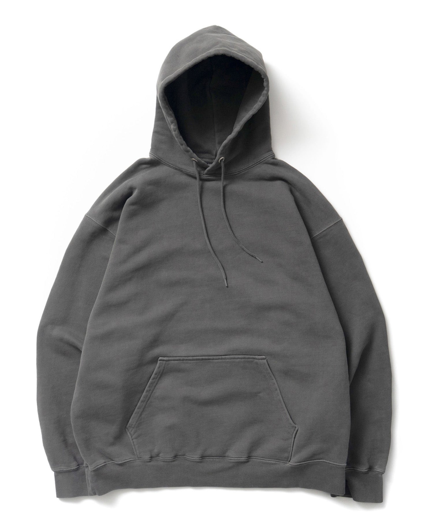 Heavy Hooded Pigment Dye Sweatshirt / BLACK – Knuu