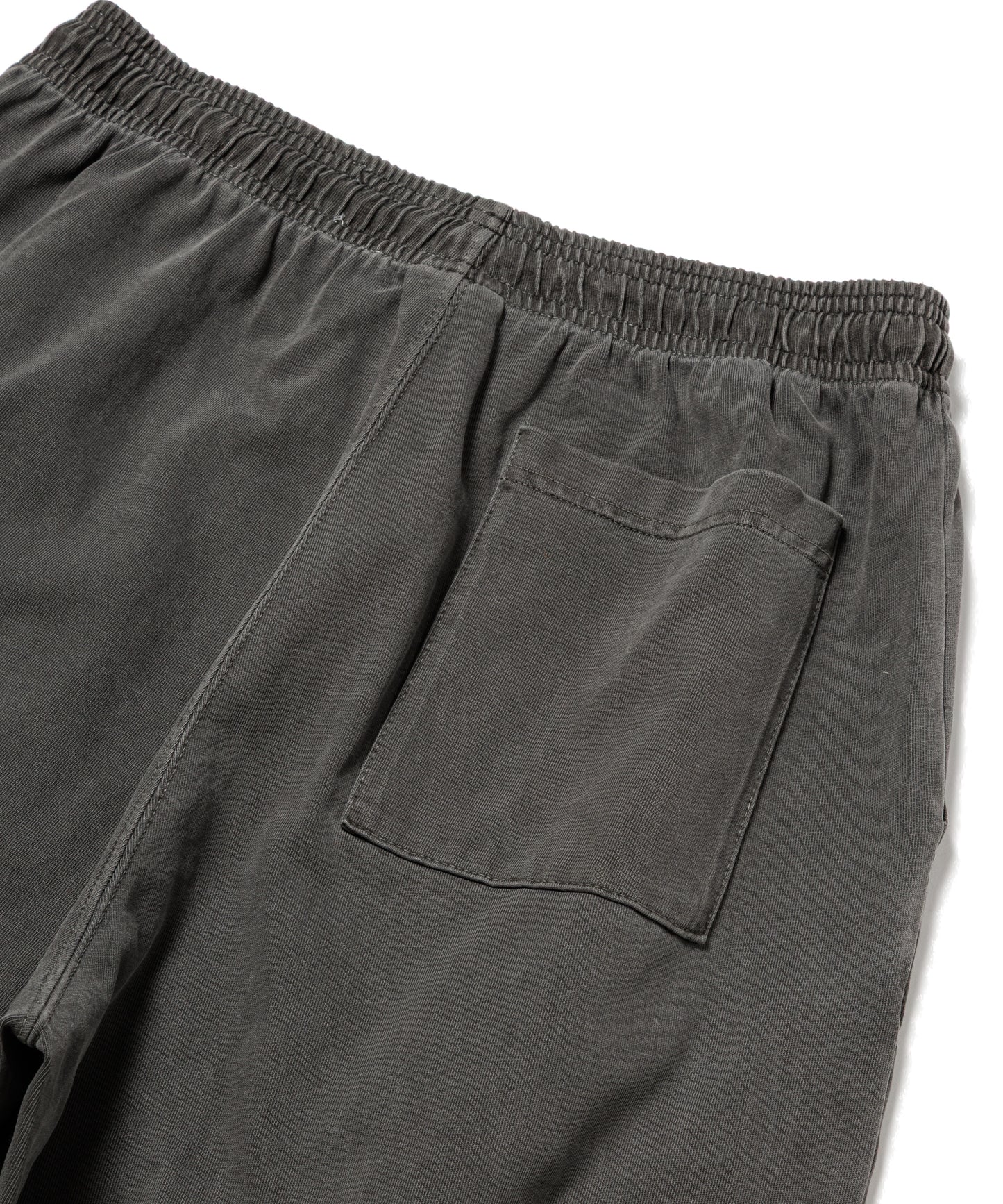 Pigment Dye Jersey Pants / BLACK