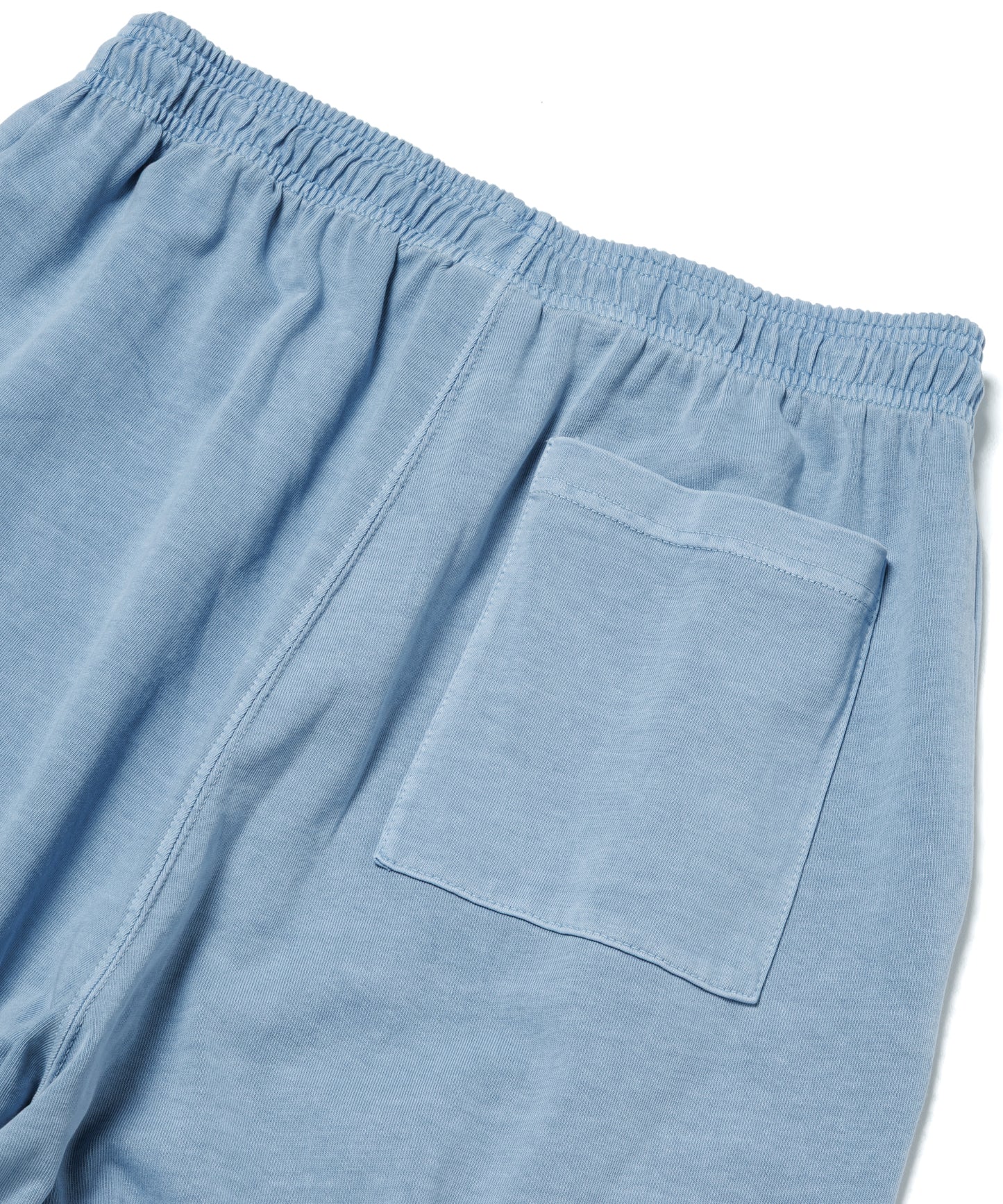 Pigment Dye Jersey Shorts / LIGHT BLUE