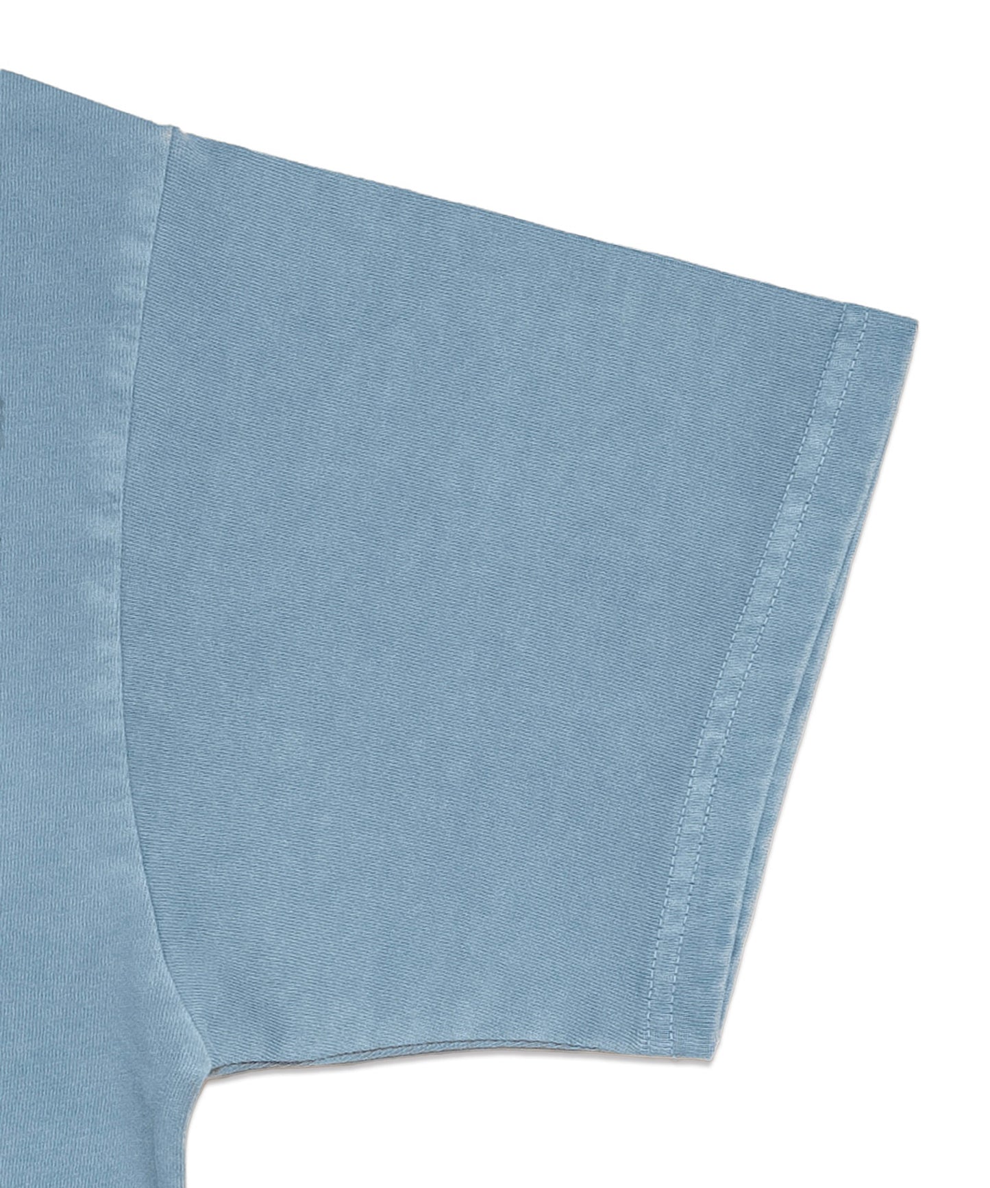 Heavy Crewneck Pigment Dye T-Shirt / LIGHT BLUE