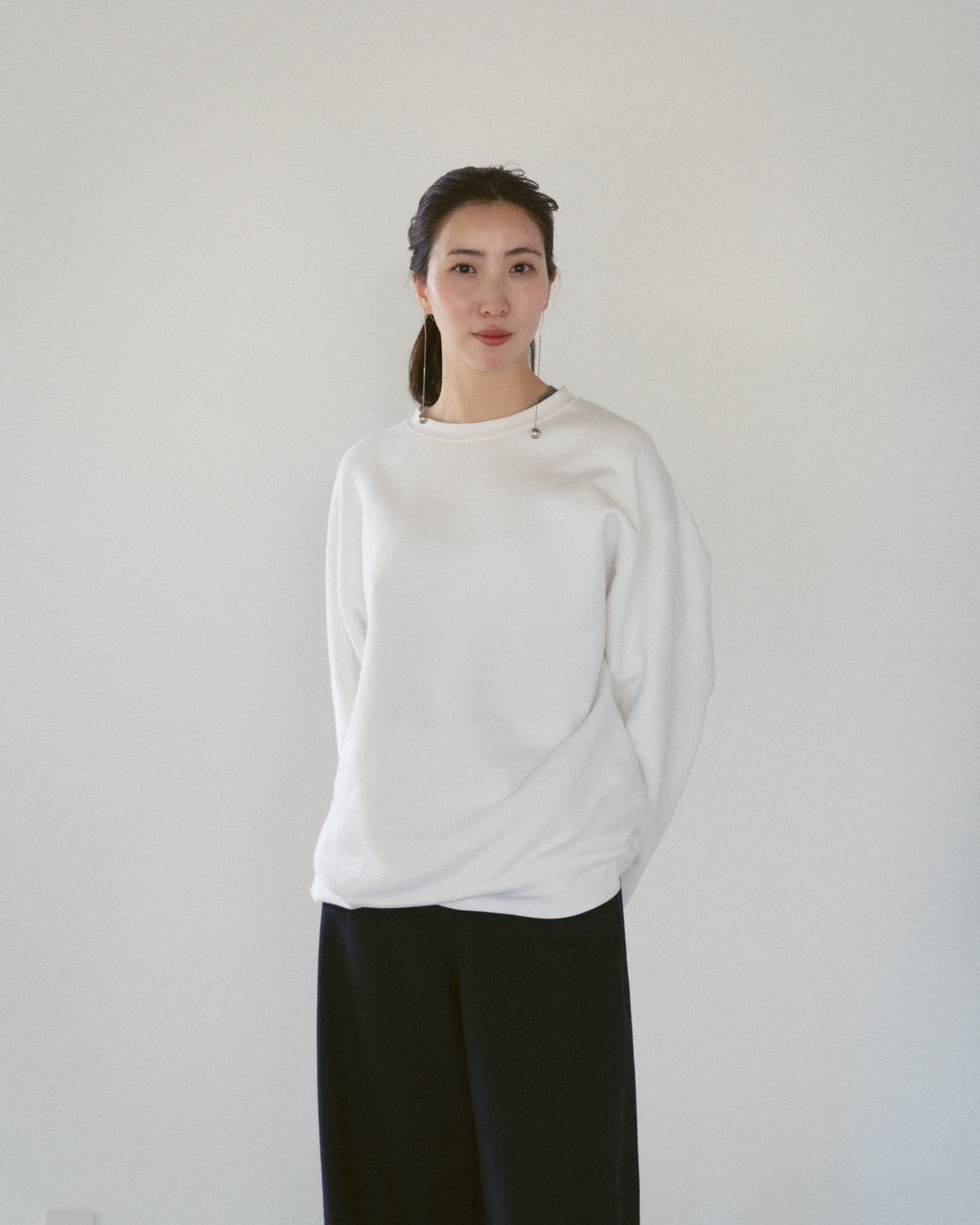 Heavy Crewneck Sweatshirt / WHITE