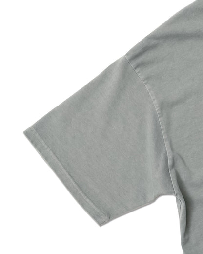 Heavy Crewneck Pigment Dye T-Shirt / GRAY