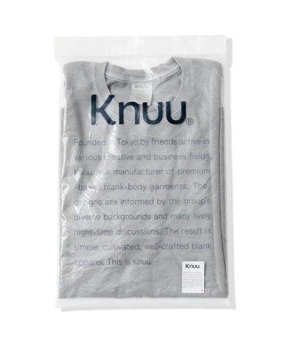 Heavy Crewneck Pigment Dye T-Shirt / GRAY