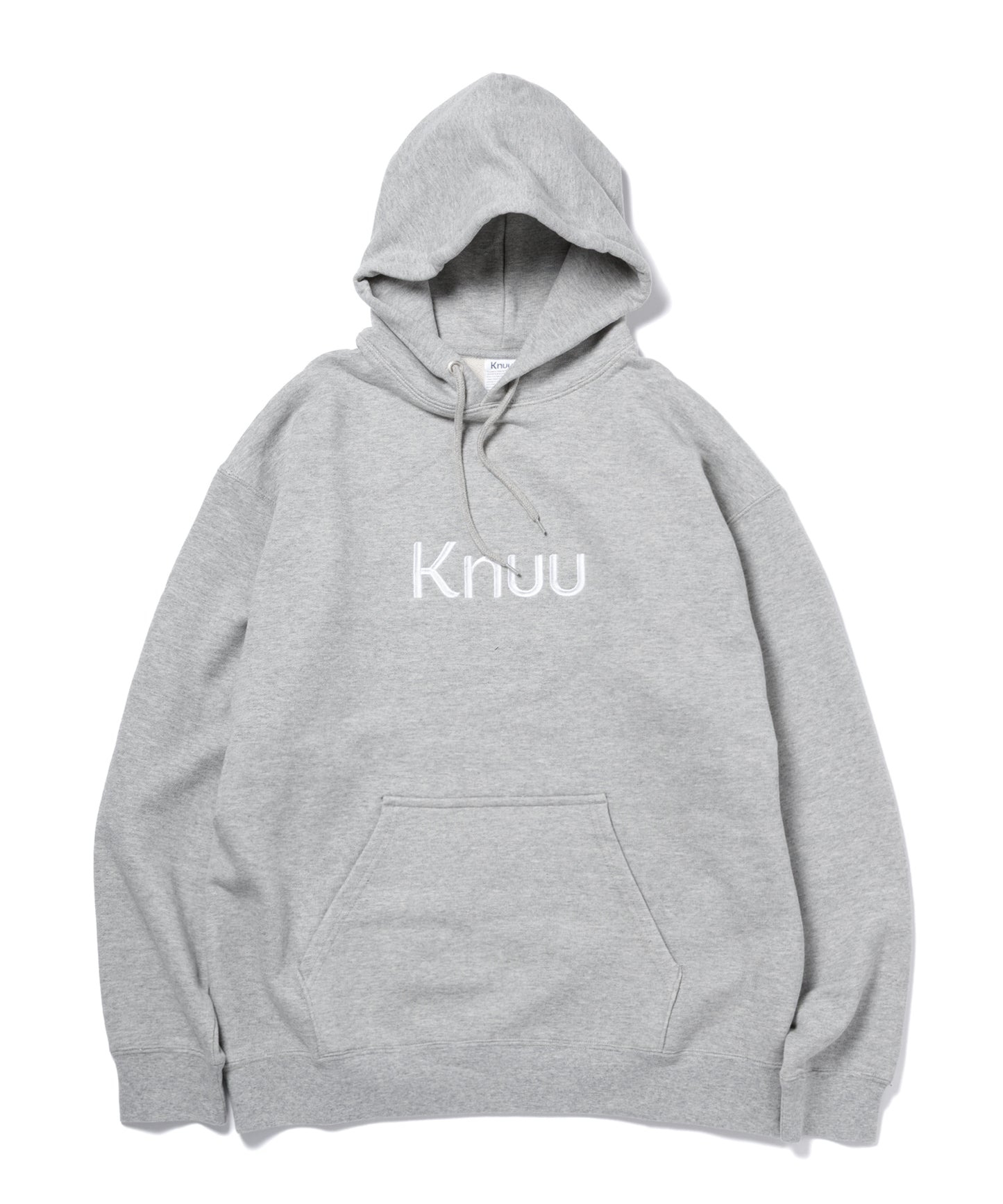 Big Logo Heavy Hooded Sweatshirt / HEATHER GRAY