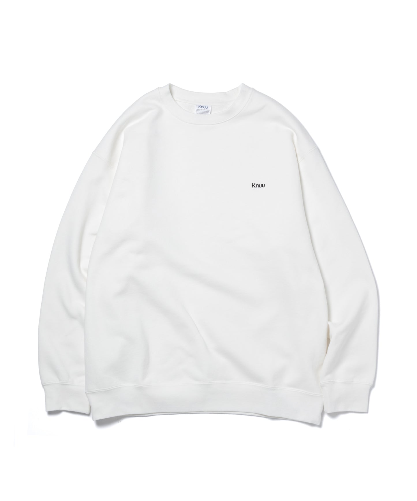 Small Logo Heavy Crewneck Sweatshirt / WHITE