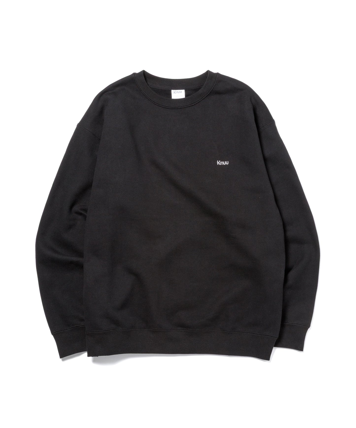 Small Logo Heavy Crewneck Sweatshirt / BLACK