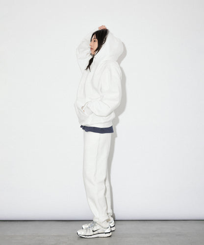 Heavy Hooded Sweatshirt / WHITE