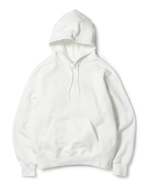 Heavy Hooded Sweatshirt / WHITE - WHITE