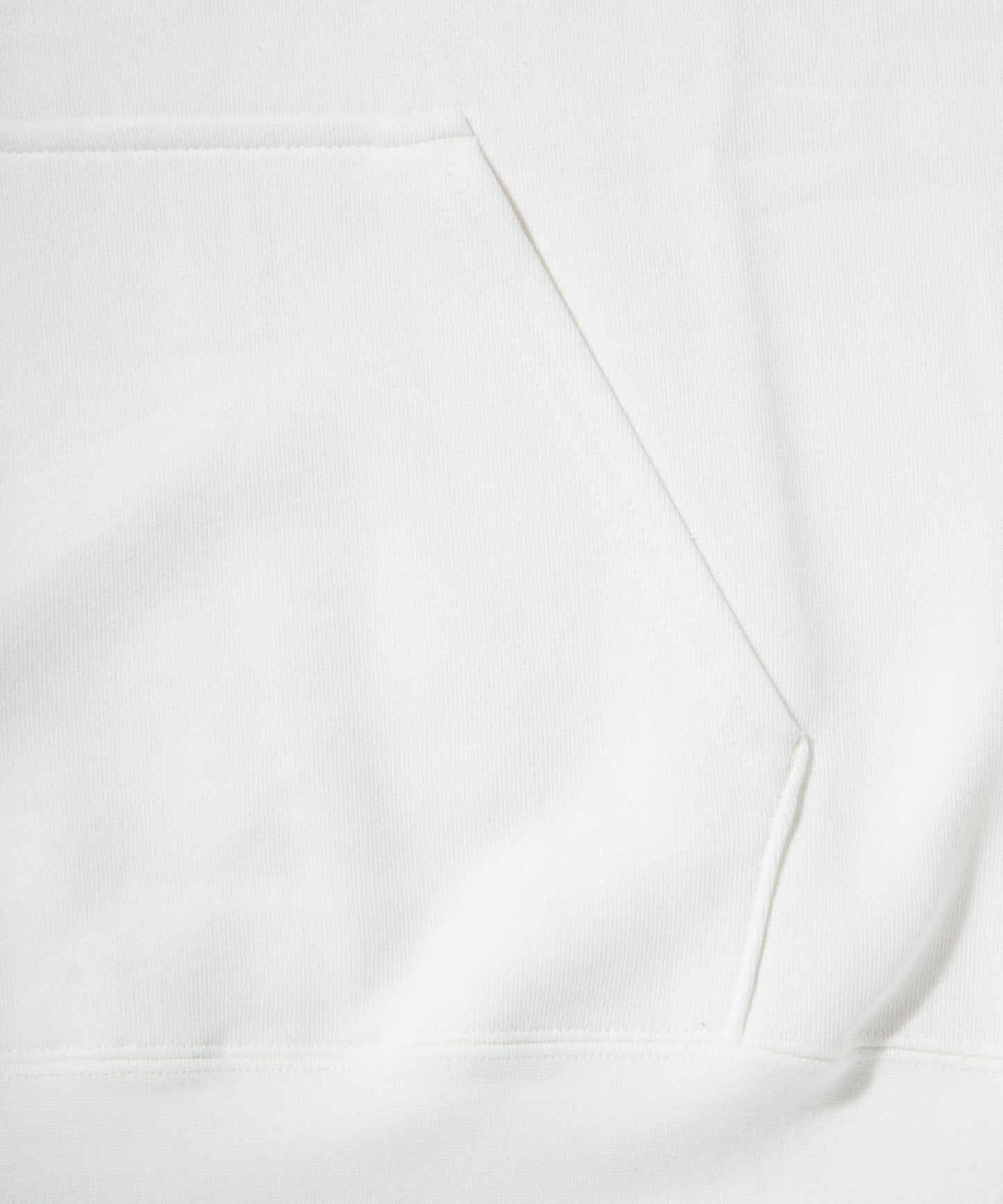 Big Logo Heavy Hooded Sweatshirt / WHITE