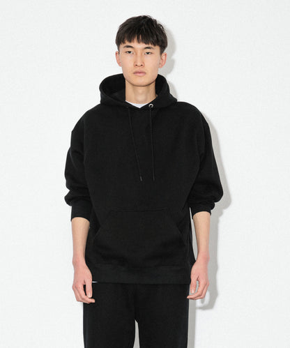 Heavy Hooded Sweatshirt / BLACK