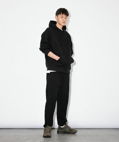 Heavy Hooded Sweatshirt / BLACK