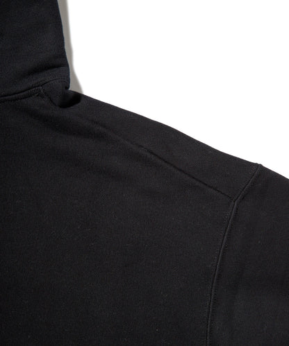 Heavy Hooded Sweatshirt / BLACK