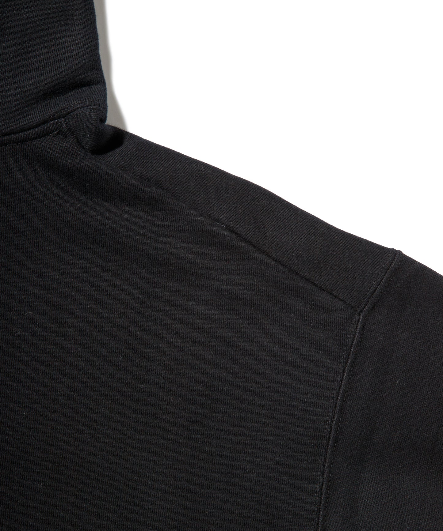 Big Logo Heavy Hooded Sweatshirt / BLACK