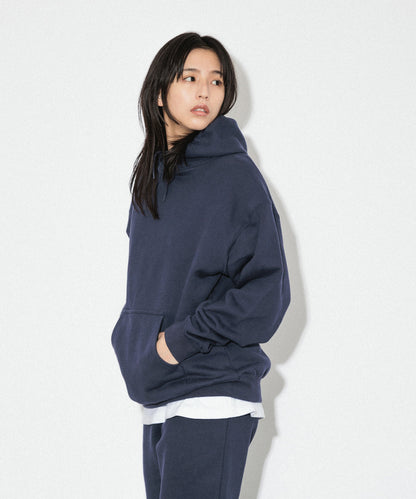 Heavy Hooded Sweatshirt / NAVY