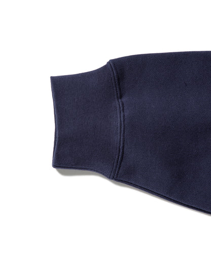 Big Logo Heavy Hooded Sweatshirt / NAVY