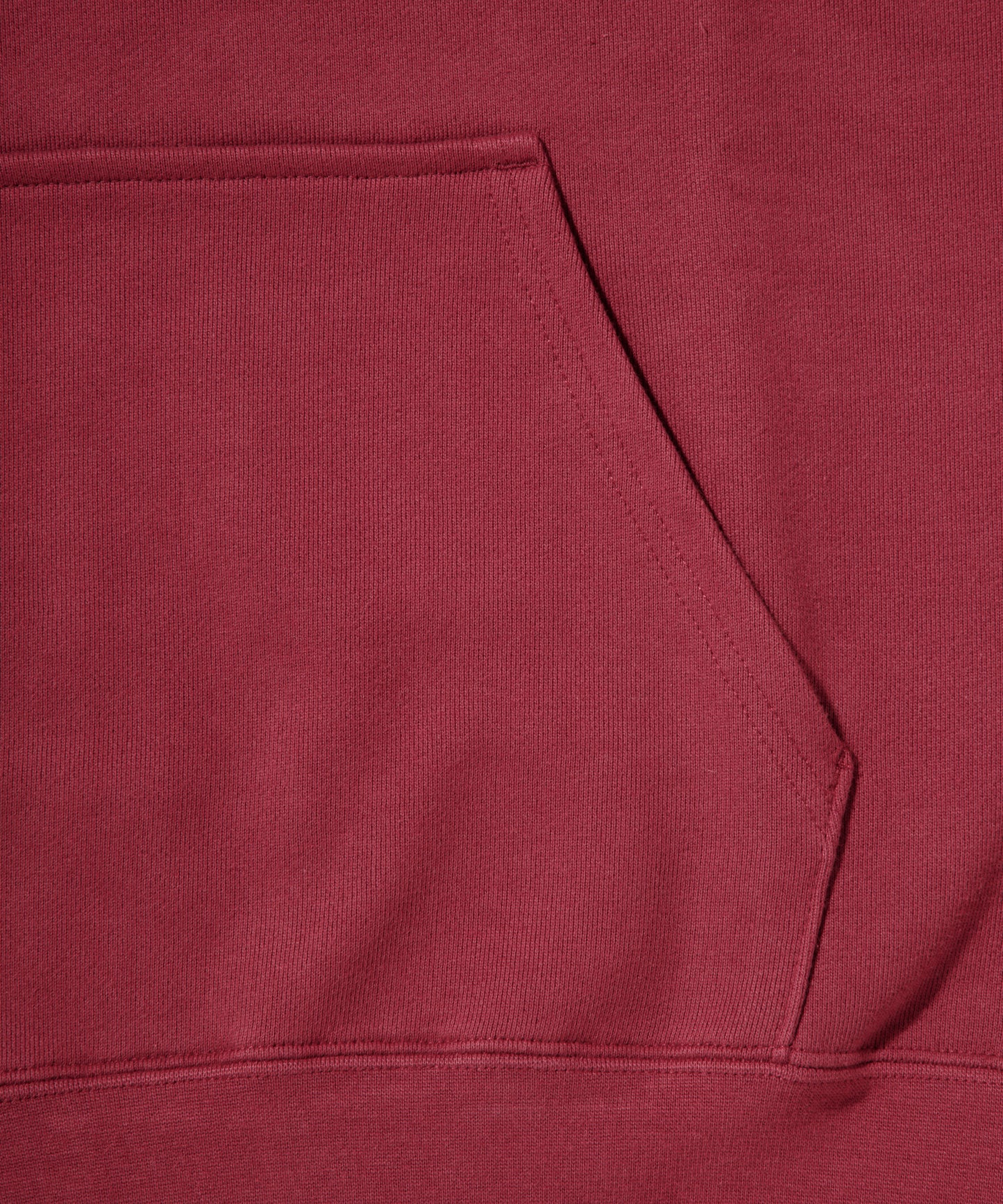 Big Logo Heavy Hooded Sweatshirt / MAROON