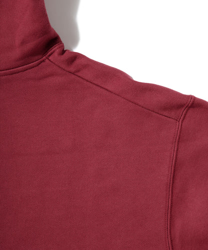 Big Logo Heavy Hooded Sweatshirt / MAROON