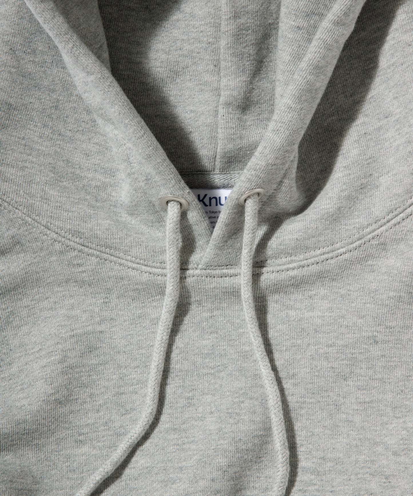 Big Logo Heavy Hooded Sweatshirt / HEATHER GRAY