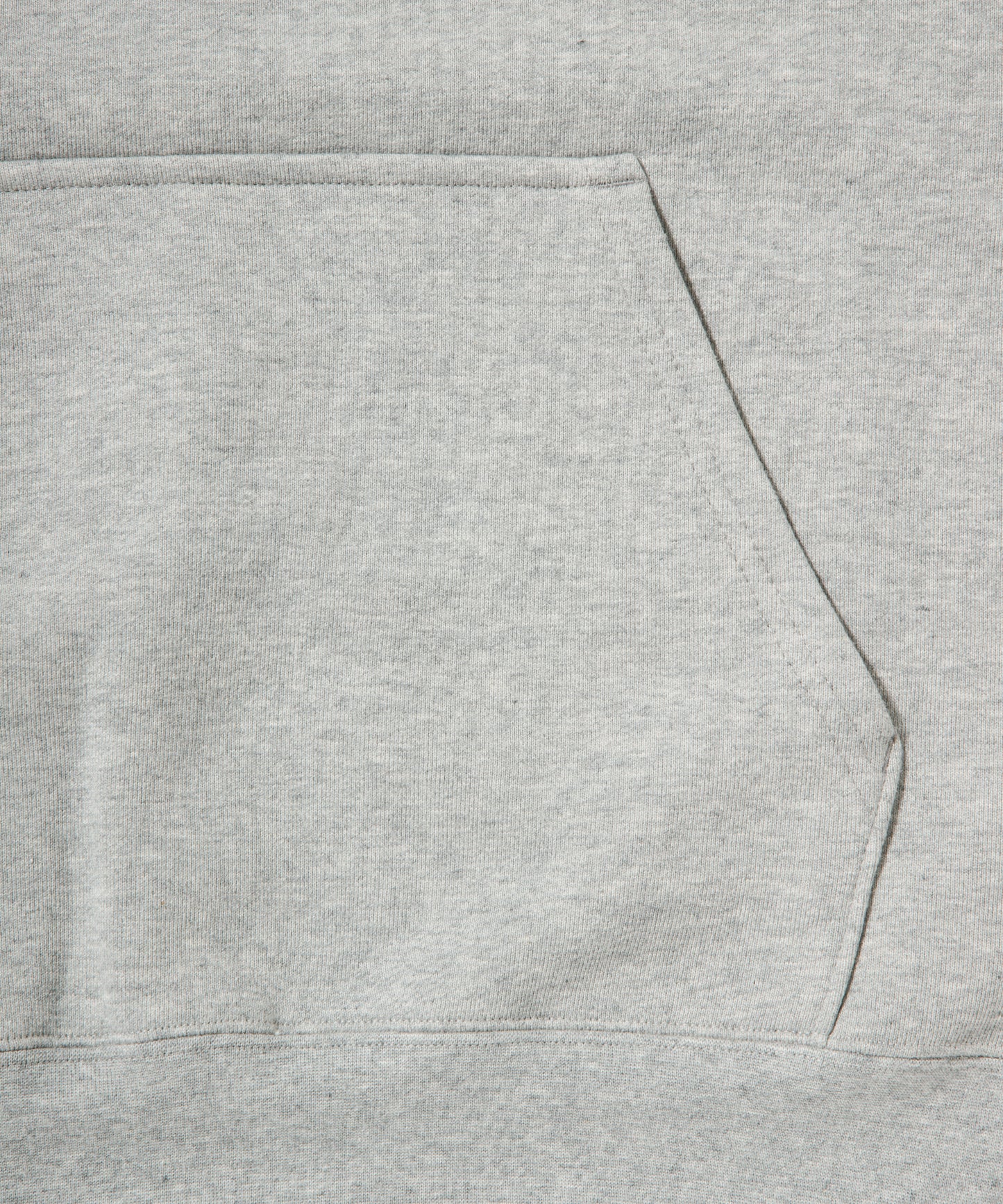 Big Logo Heavy Hooded Sweatshirt / HEATHER GRAY
