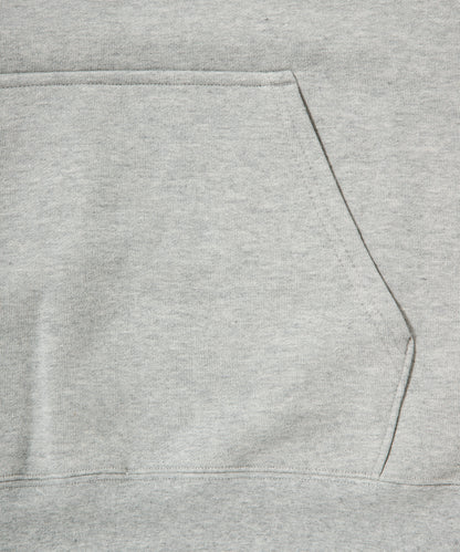Big Logo Heavy Hooded Sweatshirt / HEATHER GRAY