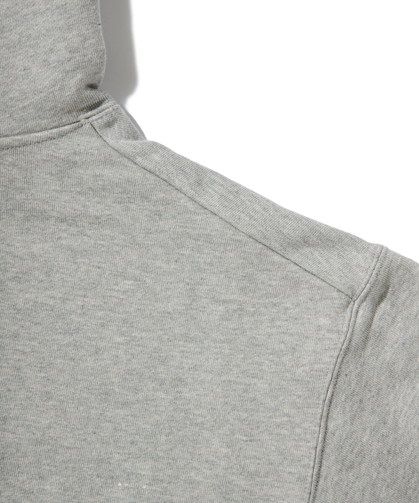 Big Logo Heavy Hooded Sweatshirt / HEATHER GRAY