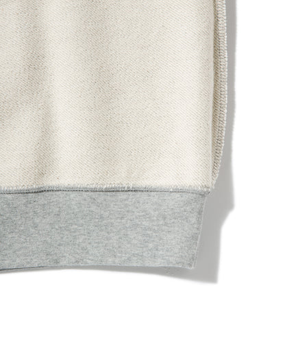 Big Logo Heavy Hooded Sweatshirt / HEATHER GRAY