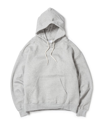 Heavy Hooded Sweatshirt / HEATHER GRAY