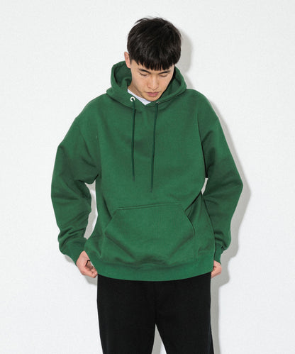 Heavy Hooded Sweatshirt / GREEN