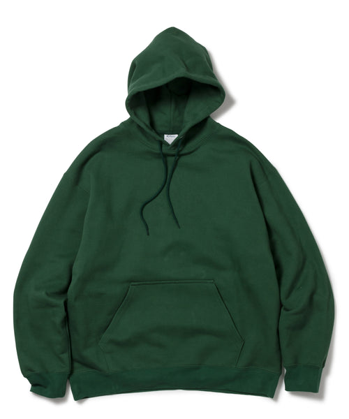 Heavy Hooded Sweatshirt / GREEN - GREEN