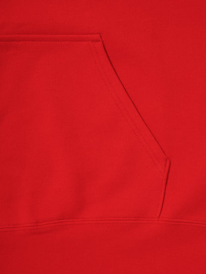 Heavy Hooded Sweatshirt / RED