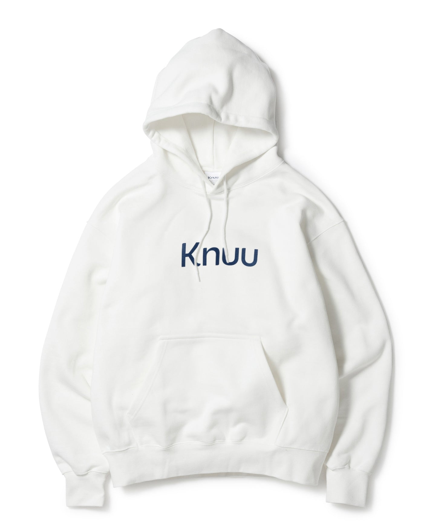 Logo Heavy Hooded Sweatshirt / WHITE