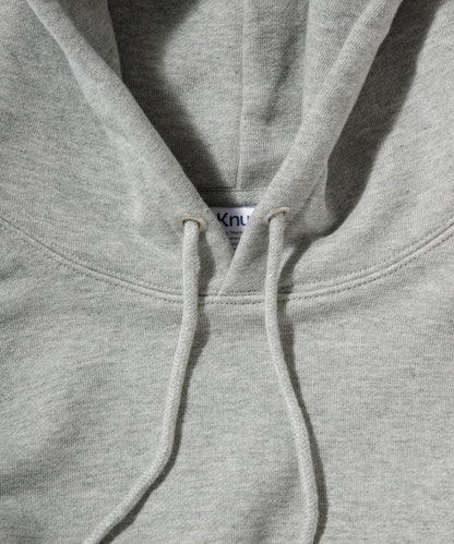 Logo Heavy Hooded Sweatshirt / HEATHER GRAY