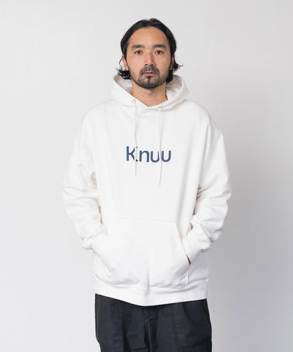 Logo Heavy Hooded Sweatshirt / WHITE