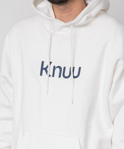 Logo Heavy Hooded Sweatshirt / WHITE