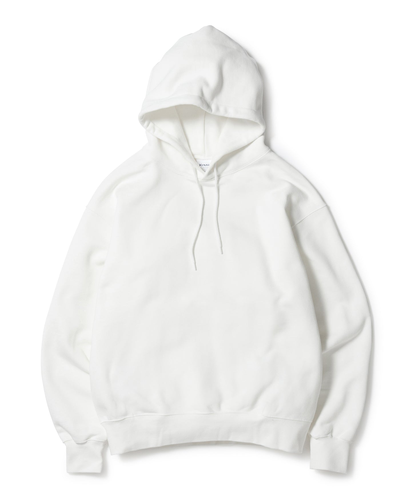 Heavy Hooded Sweatshirt - Seam Pocket / WHITE