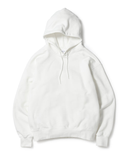 Heavy Hooded Sweatshirt - Seam Pocket / WHITE - WHITE