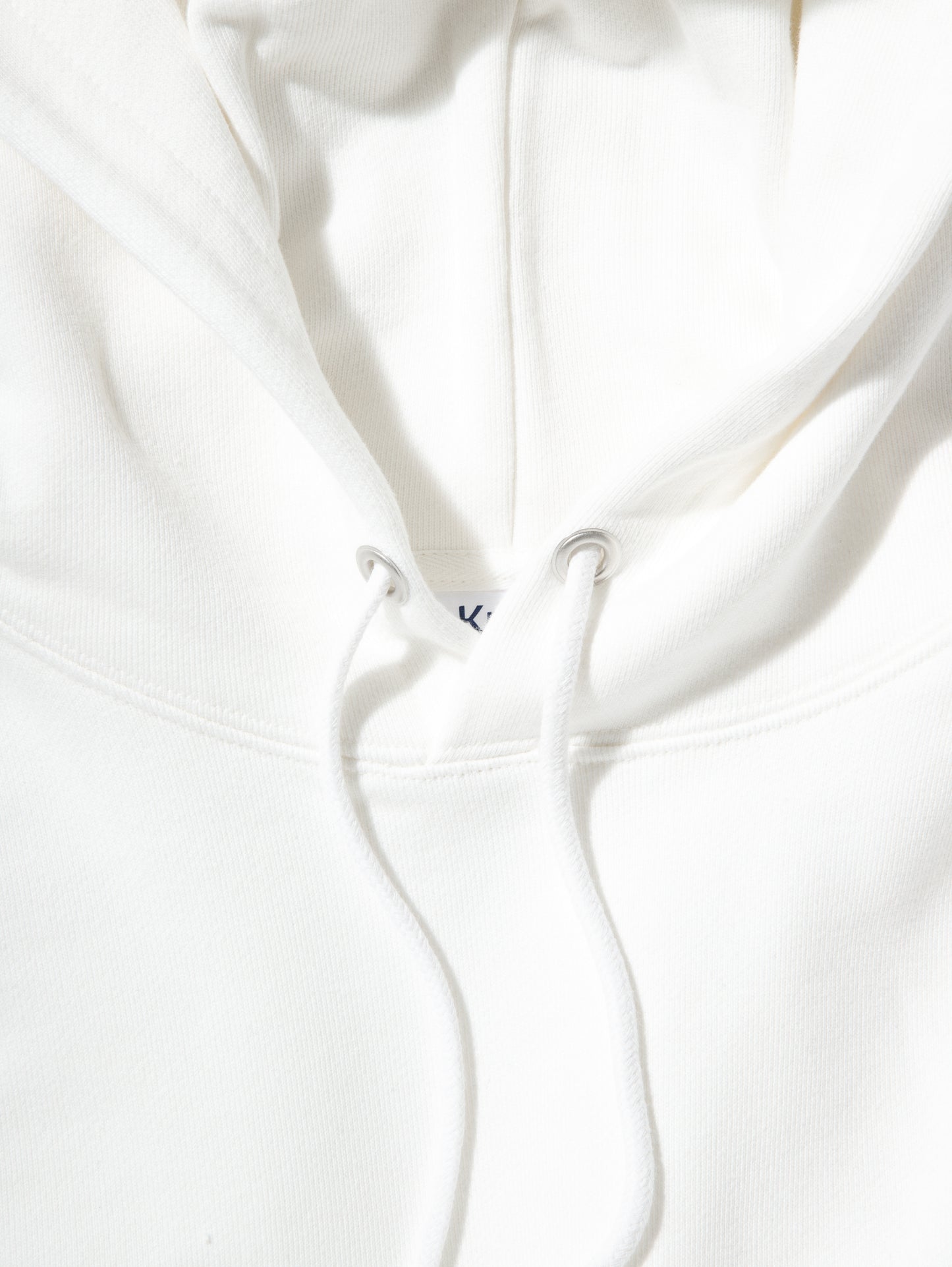 Heavy Hooded Sweatshirt - Seam Pocket / WHITE