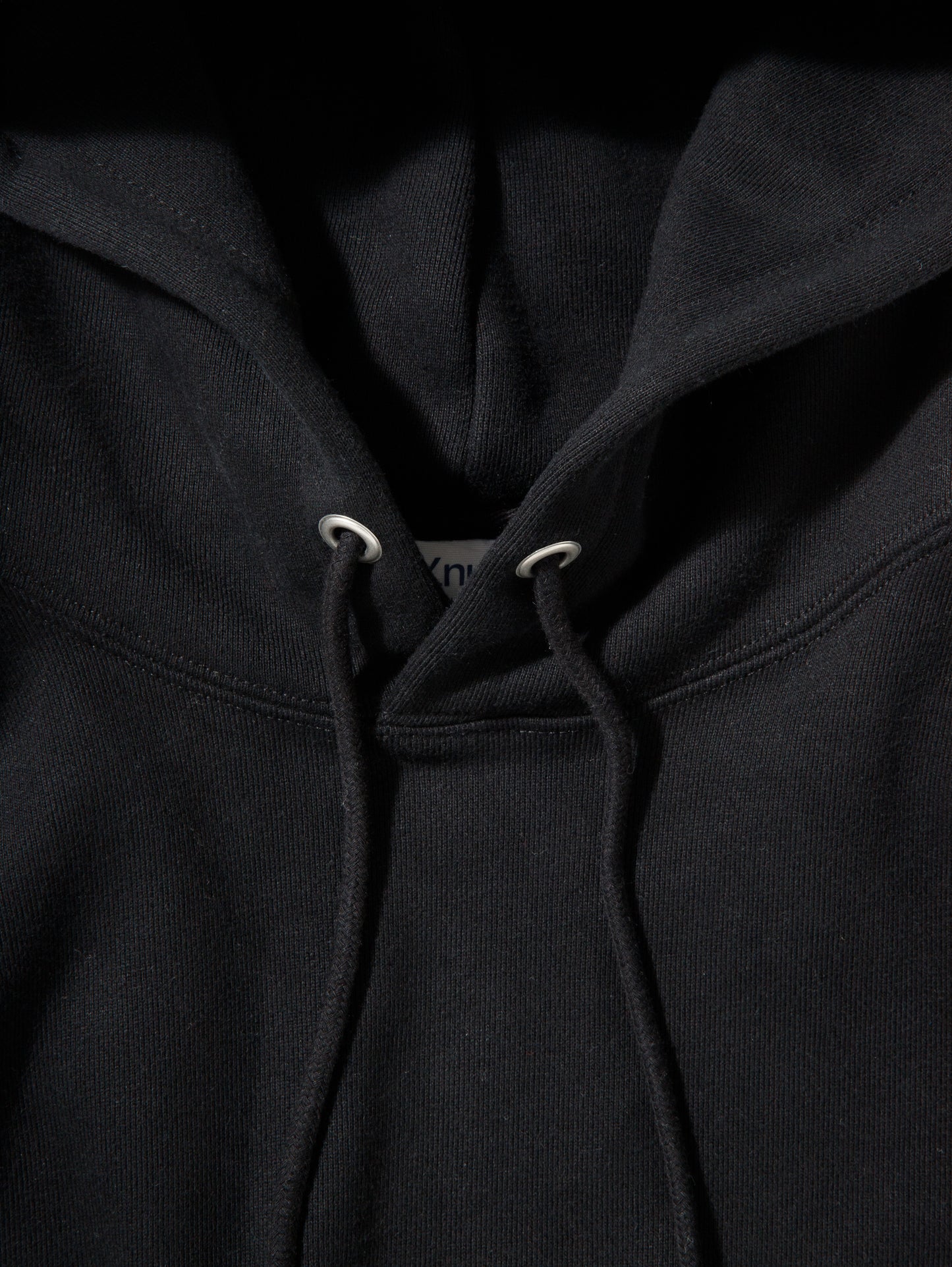 Heavy Hooded Sweatshirt - Seam Pocket / BLACK