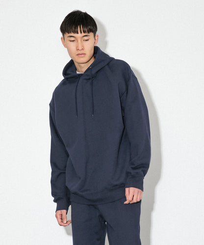 Heavy Hooded Sweatshirt - Seam Pocket / NAVY