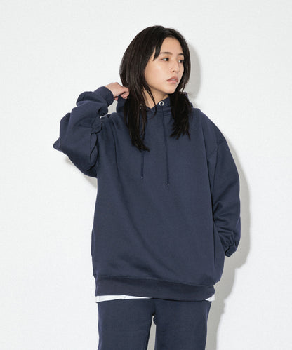 Heavy Hooded Sweatshirt - Seam Pocket / NAVY